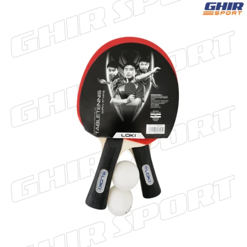 Ping Pong Raquette + 2 Balle Loki | 01429
