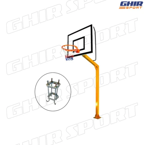 POTEAU DE BASKET BALL EXTERIEUR FIXE 3.05 | 01394