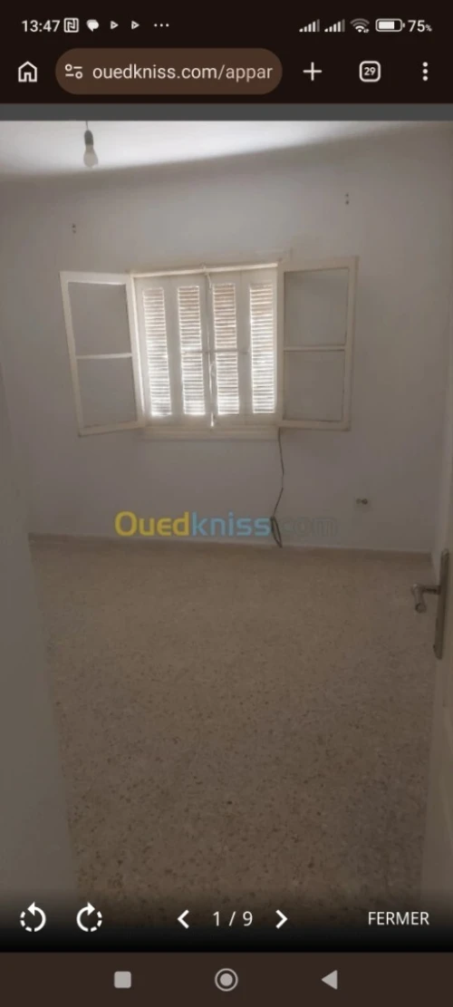 Vente Appartement F3 Alger Baba hassen