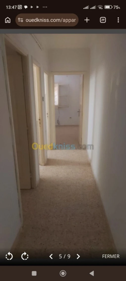 Vente Appartement F3 Alger Baba hassen