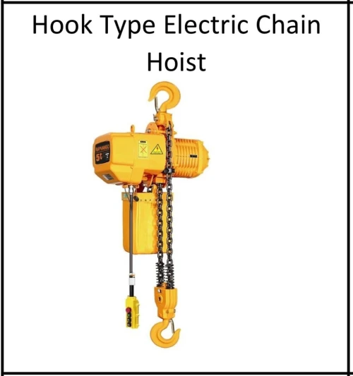Palan électrique a crochet  ( Semi électrique )