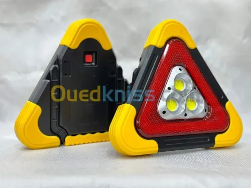 Triangle d'en panne Avertisseur rechargeable 