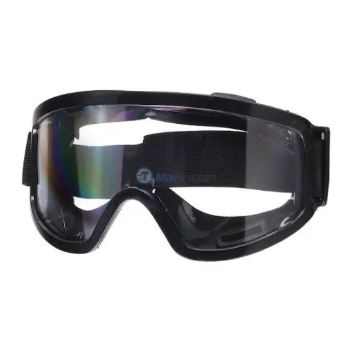 Lunettes de protection transparent anti buée, Anti-poussière étanche, monture Jaune ,