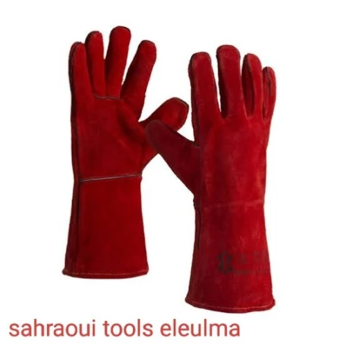 gant anti chaleur blue/rouge