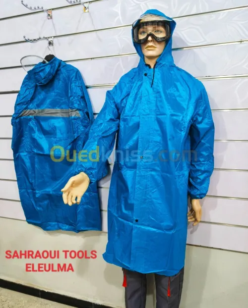 Monteau pvs blue Imperméable bleu
