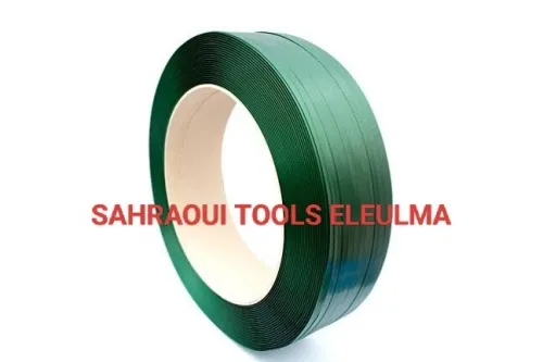 Feuillard PET plastique ou polyester 12CM ---1650MTR (18 KLG) 16CM--1400MTR(18K)