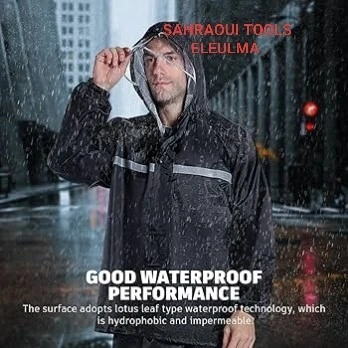 Combinaison De Pluie Unisexe, Veste+pantalon De Pluie