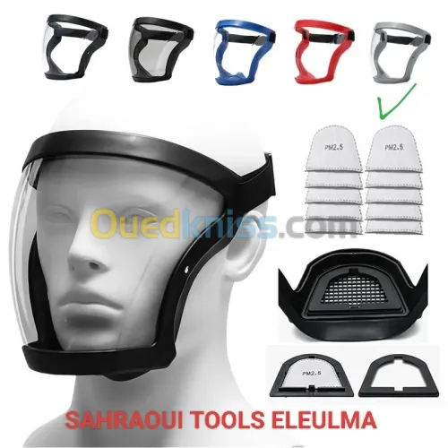 Masque facial de protection avec filtre