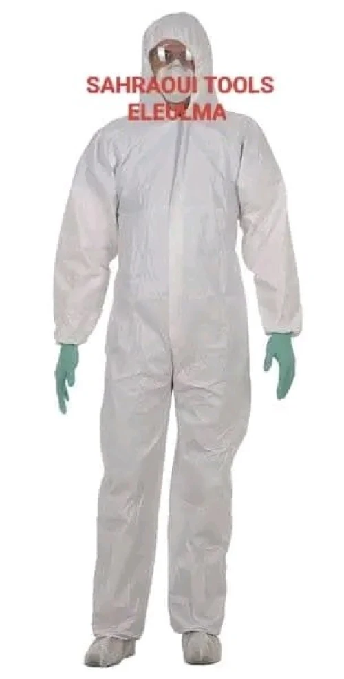 Combinaison jetable de protection AVEC CAPUCHE