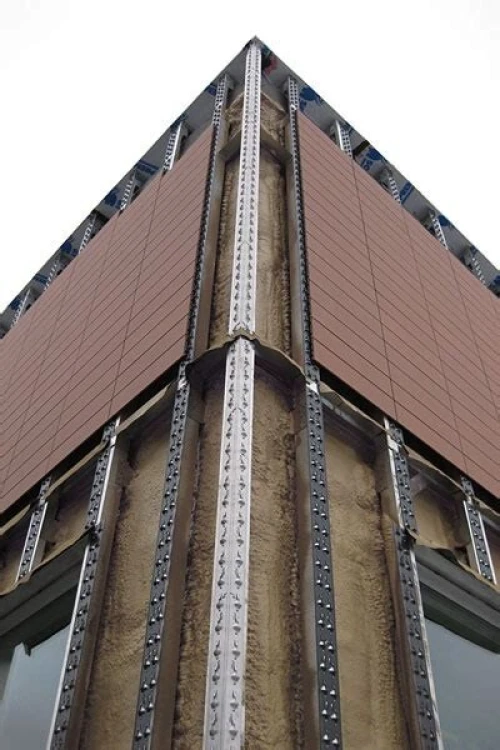 Mur rideau /Façades ventilée/ panneaux composé /travaux aménagement 
