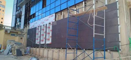 Façade ventilée et panneaux composé Alucoband 