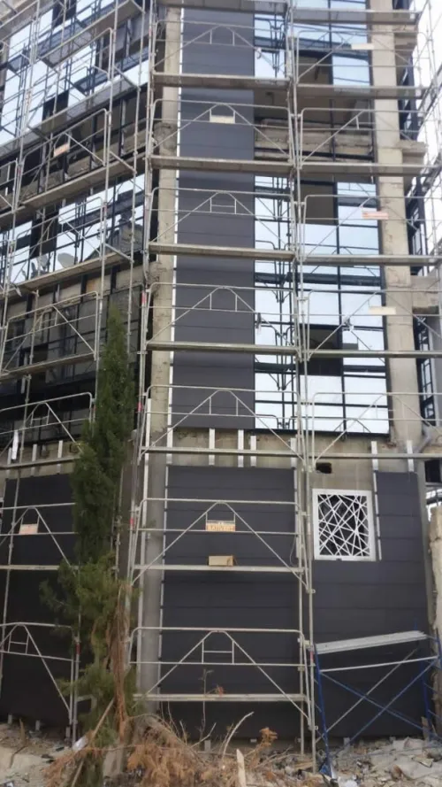 Façade ventilée et panneaux composé Alucoband 