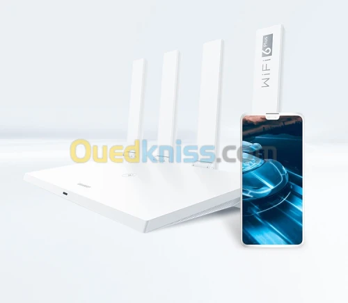 Router Huawei ax3 7100 wifi 6 dual core compatible avec la fibre optique 