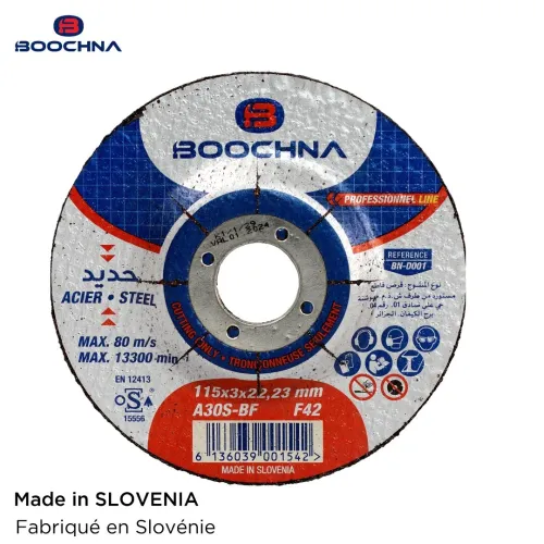 PROMO EXCEPTIONNELLE JUSQU'A 50% / DISQUES DE COUPE BOOCHNA / ACIE - INOX