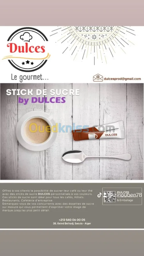 Sucre en stick