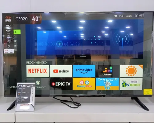 TV IRIS C3030 40" POUCES * SMART TÉLÉVISEUR FHD * QUICK START * MICRO DIMMING * HAUTE DÉFINITION