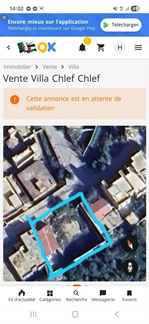 Vente Terrain Chlef Chlef