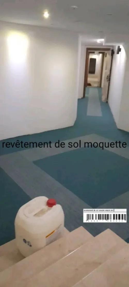 Poseur gerflex et moquette