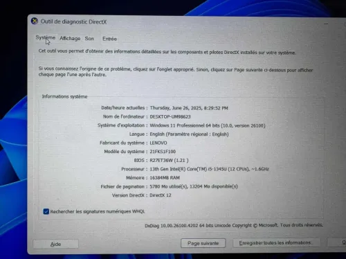 LENOVO THINKPAD L13 YOGA