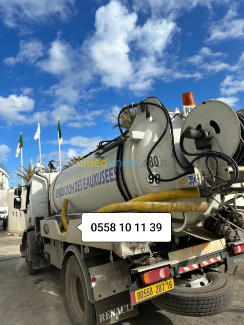 Service Débouchage canalisation curage vidange 