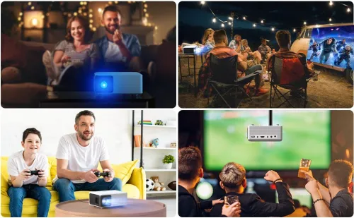 Data show Vidéoprojecteur Yoton Y3 WIFI 120 Ansi Lumens ضمان 30 يوم