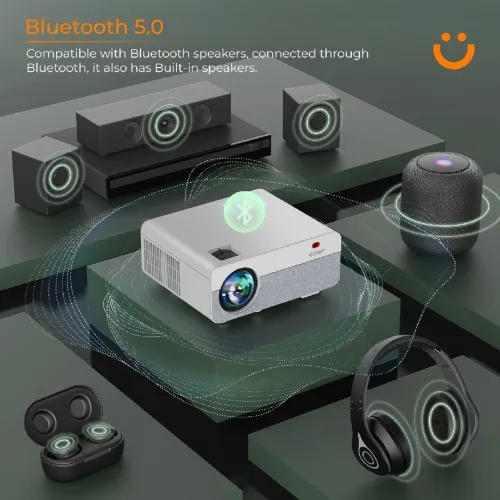 Projecteur Datashow Yaber Y9 Pro Full HD bleutooth WIFI 400Ansi Lumens+cartable+écran