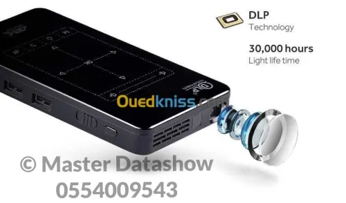 Video projecteur Mini DataShow Smart Tactile 4k WIFI Bluetooth Android