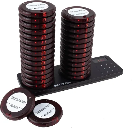 Bipeur restaurant sans fil 16 cartes 500m جهاز نداء للمطاعم
