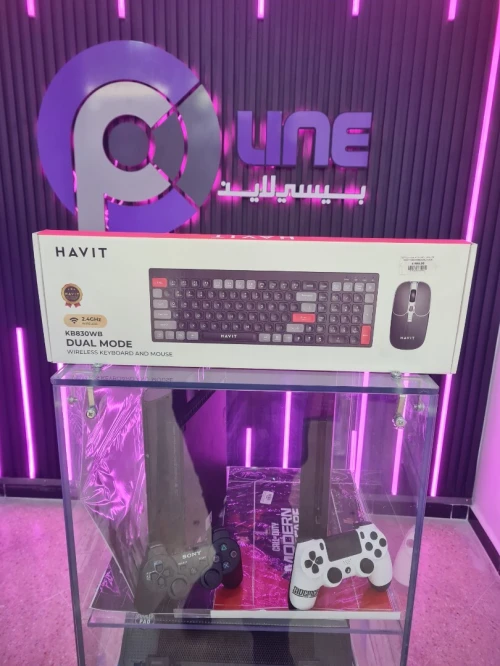 KIT CLAVIER + SOURIS SANS FIL HAVIT Bluetooth & 2.4GHz