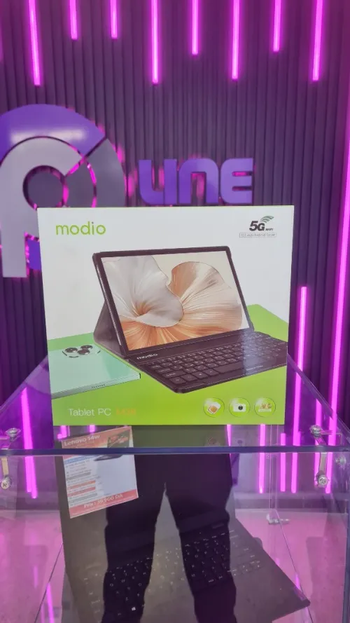 TABLETTE MODIO M38 10.1" - IPS (1280x800) - BATTERY 10000 mAh - DOUBLE SIM, 4G/5G, Wi-Fi, BLUETOOTH - 16GO-1000GO - 13MP REAR & 8MP FRONT CAMERA + CLAVIER ET SOURIS SANS FIL + CHARGEUR + ECOUTEURS MODIO M38 16GB+1000GB 