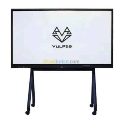 ECRAN INTERACTIF VULPES 86" - 4K TACTILE - I5-6EM GEN - 8GO - 256GO SSD + SUPPORT - WIN11 - BLACK