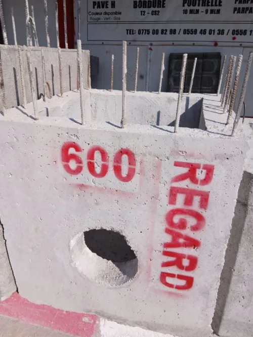 REGARD EN BETON ARME   (رڨار) رڨارات الصرف الصحي بالبيطون المسلّح