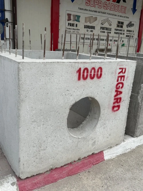 REGARD et AVALOIRS EN BÉTON ARMÉ  غرف التفتيش والمصارف (الأفالوارات)