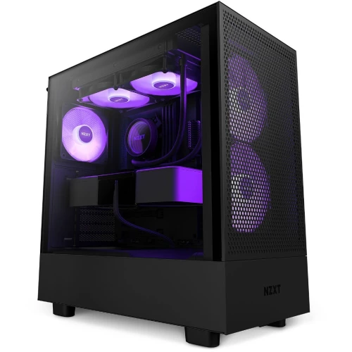 BOITIER NZXT H5 FLOW BLACK MIDI ATX RGB