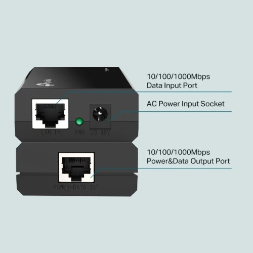 TP-LINK - TL-POE150S(UN) - INJECTEUR POE OMADA - 30P/CTN