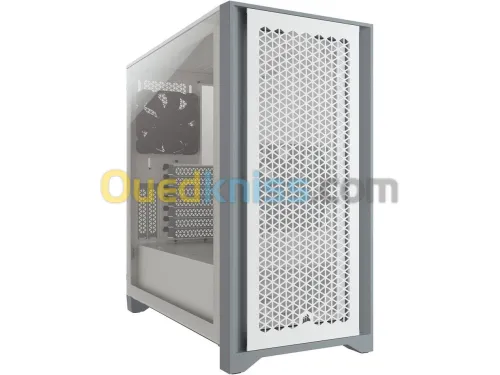 BOITIER MOYEN CORSAIR 4000D AIRFLOW TEMPERED GLASS (BLANC)