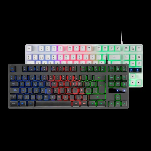 CLAVIER MARS GAMING MK-220 BLANC BLACK