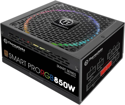 ALIMENTATION THERMALTAKE 850W SMART PRO RGB FULL MODULAR 80+ BRONZE