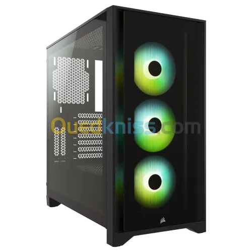 CORSAIR ICUE 4000X RGB TEMPERED GLASS (NOIR)