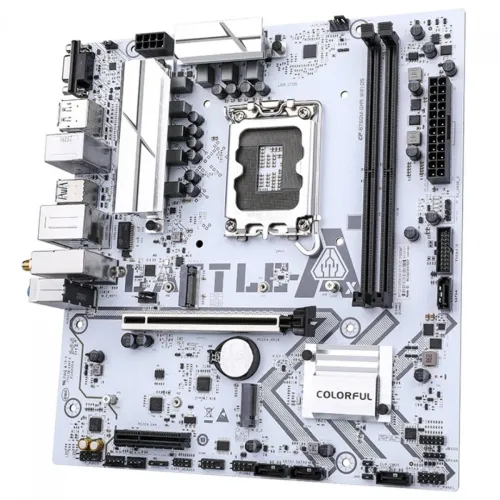 CARTE MERE BATTLE-AX B760M-WHITE WIFI V20 LGA 1700 SOCKET DDR5