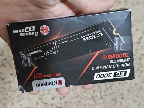 Nvme Kingston kc3000 1tb gen4 7000mb/s ssd
