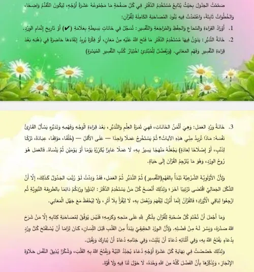 سِجِلّ الورد القرآني