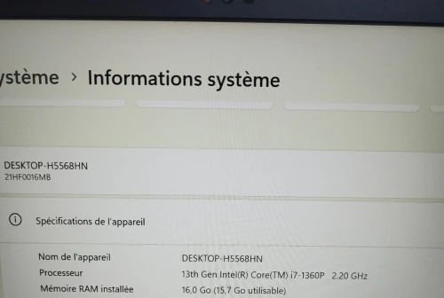 ThinkPad P14S | CORE i7 1360P | NVIDIA RTX A500 4GB | 16GB RAM | 512GB SSD | WORKSTATION