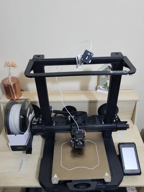 Creality Imprimante 3D Ender-3 S1 Pro avec 300C Buse Haute Température, 160mm/s Impression Rapide & Plaque PEI en Acier à Ressort & Bande Lumineuse LED