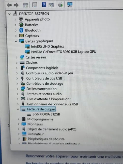 GAMING DELL G15 5530 120Hz | 13EME CORE i5-13450HX | NVIDIA RTX 3050 6GB | 16GB RAM | 512GB NVME