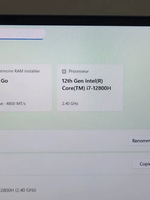 DELL PRECISION 5570 | vPRO CORE i7-128500H | RTX A1000 4GB | 1To NVMe | 32GB RAM | MOBILE WORKSTATION