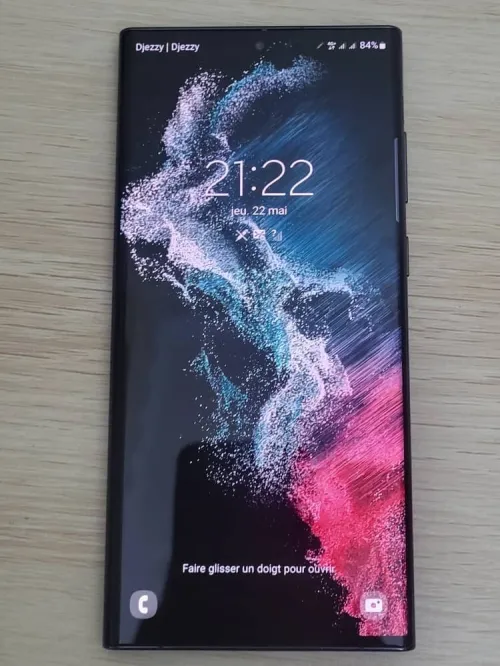 SAMSUNG GALAXY S22 Ultra 128GB 5G ( le telephone déverrouillé avec unlock bootloader d'ou le prix bas )