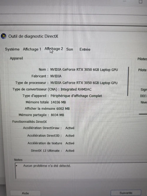 GAMING DELL G15 5530 120Hz | 13EME CORE i5-13450HX | NVIDIA RTX 3050 6GB | 16GB RAM | 512GB NVME