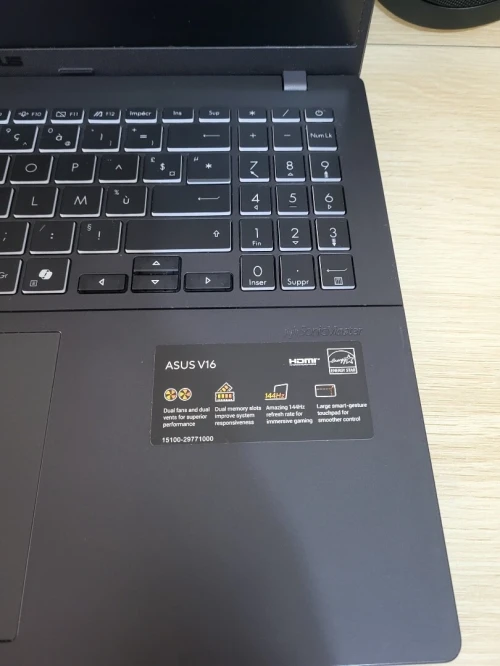 GAMING ASUS VivoBook V16 | Ultra 5 210H | NVIDIA RTX 4050 6GB | 16GB RAM | 1TB NVMe