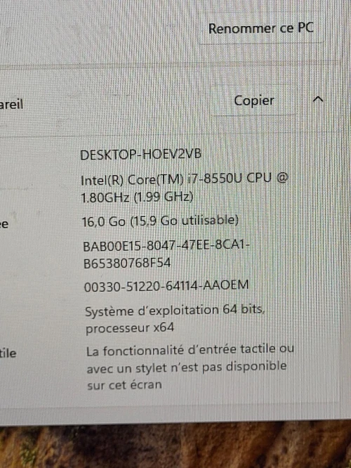 HP PROBOOK 450 G5 | CORE i7 8550U | NVIDIA GeForce 930MX 2GB | 16GB RAM | 512GB NVMe SSD